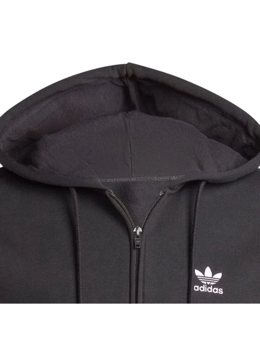 Adidas Men's Essentials Full Zip Hoodie Black Size M NEW WITH TAGS!
